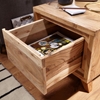 Picture of Solid Wood Bed Side In Natural Finish