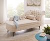 Picture of Recamiere Patsy 185x75 cm beige quilted Chesterfield