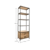 Picture of Henry industrial shelf with drawers