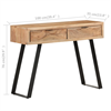 Picture of vidaXL Console Table 39.4"x13.8"x29.9" Solid Acacia Wood with Live Edges