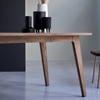 Picture of Solid walnut dining table 6/8 people.