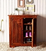 Picture of Dakota Shoe Rack in Honey Oak Finish