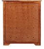 Picture of Dakota Shoe Rack in Honey Oak Finish
