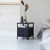 Picture of Industrial metal bedside table