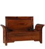 Picture of Solid Wood Bench in Honey Colour