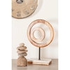 Picture of Leeds & Co 13"H x 4"W Brown Mango Wood Modern Sculpture Abstract