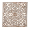Picture of Leeds & Co 36"H x 1"W Brown Traditional Floral Wood Wall Decor