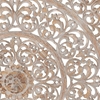 Picture of Leeds & Co 36"H x 1"W Brown Traditional Floral Wood Wall Decor