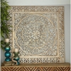 Picture of Leeds & Co 59"H x 1"W Brown Traditional Ornamental Wood Wall Decor