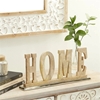Picture of Leeds & Co 7.85"H x 2.35"W Brown Mango Wood Natural Decorative Sign