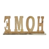 Picture of Leeds & Co 7.85"H x 2.35"W Brown Mango Wood Natural Decorative Sign