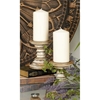 Picture of Leeds & Co Brown Mango Wood Candle Holder (Set of 2)