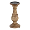 Picture of Leeds & Co Brown Mango Wood Candle Holder (Set of 3)
