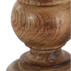 Picture of Leeds & Co Brown Mango Wood Candle Holder (Set of 3)