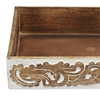 Picture of Leeds & Co Brown Mango Wood Traditional Tray (Set of 2)