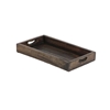 Picture of Leeds & Co Brown Mango Wood Traditional Tray (Set of 3)