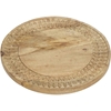 Picture of Leeds & Co Brown Wood Country Cottage Lazy Susan Cake Stand