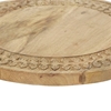 Picture of Leeds & Co Brown Wood Country Cottage Lazy Susan Cake Stand