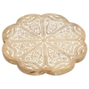Picture of Leeds & Co Brown Wood Farmhouse Lazy Susan Cake Stand