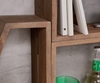 Picture of Set of 3 design wall shelves Wyatt 70x55 cm acacia brown