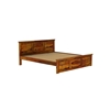 Picture of Stainfleld Solid Wood Queen Size Bed In Honey Oak Finish
